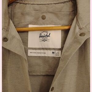 Herschel Supply Company Light Gray Dress Shirt